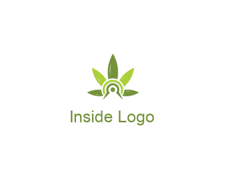 elaborate leaves decor logo