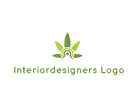 elaborate leaves decor logo