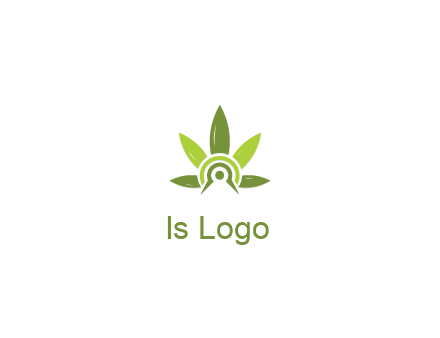 elaborate leaves decor logo