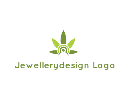 elaborate leaves decor logo