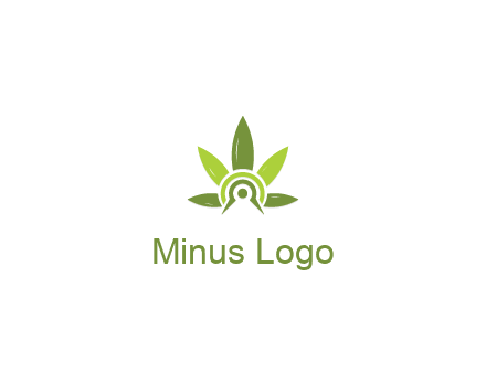 elaborate leaves decor logo