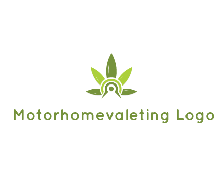elaborate leaves decor logo