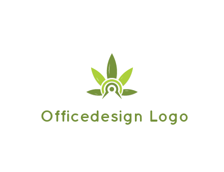 elaborate leaves decor logo