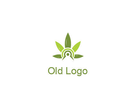 elaborate leaves decor logo