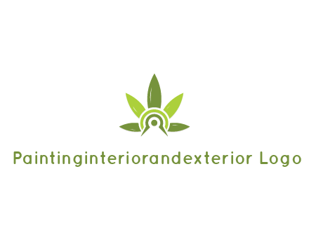 elaborate leaves decor logo