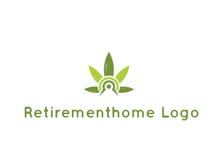 elaborate leaves decor logo