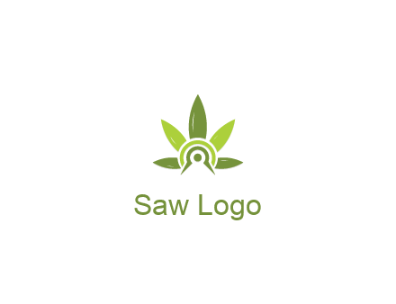 elaborate leaves decor logo