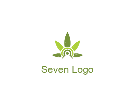 elaborate leaves decor logo