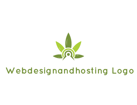 elaborate leaves decor logo