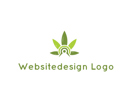 elaborate leaves decor logo