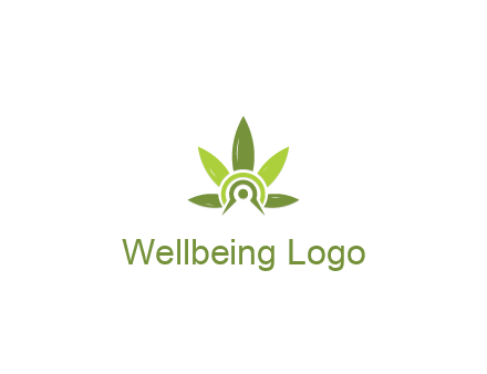 elaborate leaves decor logo