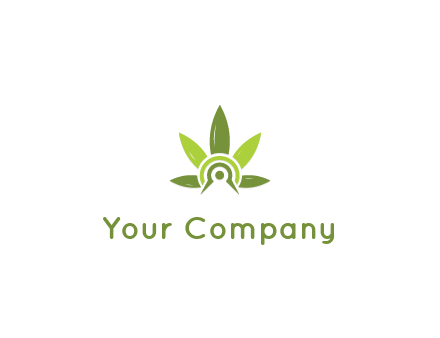 elaborate leaves decor logo