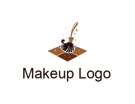 mop cleaning the floor logo for cleaning or janitorial service