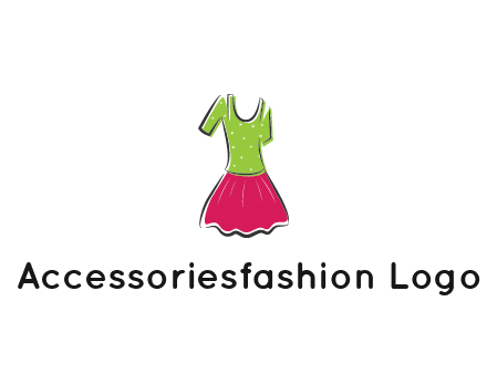 fashion apparel or dress logo