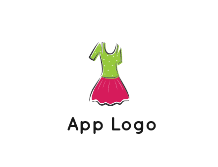 fashion apparel or dress logo