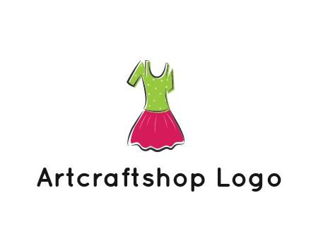 fashion apparel or dress logo