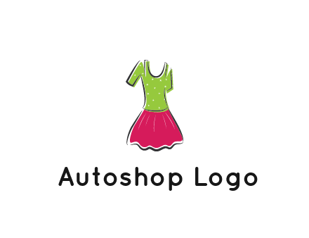fashion apparel or dress logo