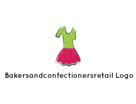 fashion apparel or dress logo