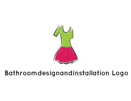 fashion apparel or dress logo