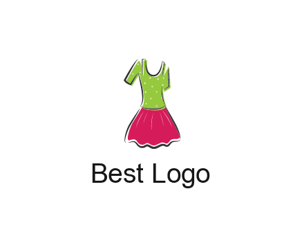 fashion apparel or dress logo
