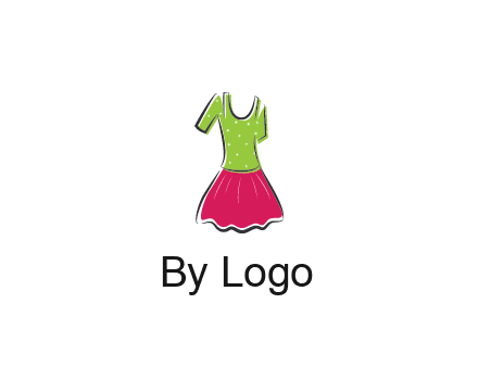 fashion apparel or dress logo