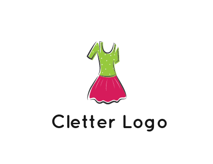fashion apparel or dress logo