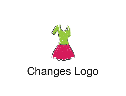 fashion apparel or dress logo