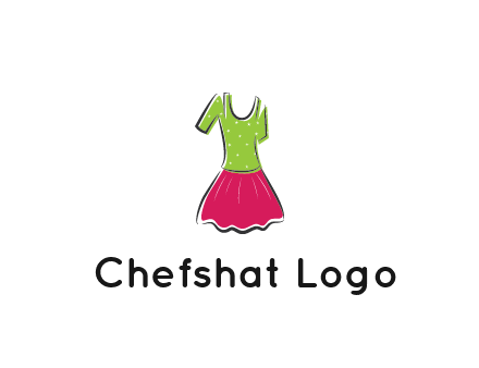 fashion apparel or dress logo