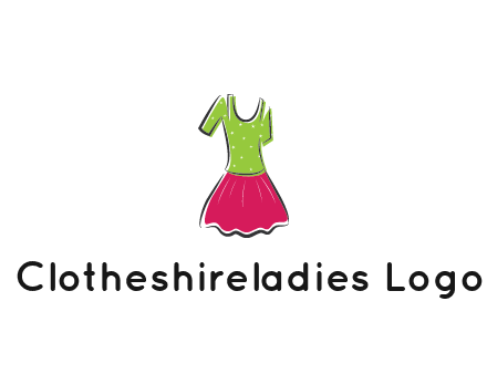 fashion apparel or dress logo