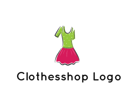 fashion apparel or dress logo