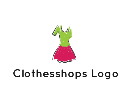 fashion apparel or dress logo