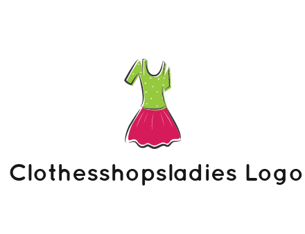 fashion apparel or dress logo