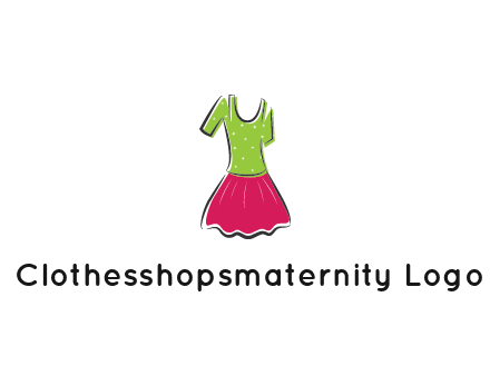 fashion apparel or dress logo