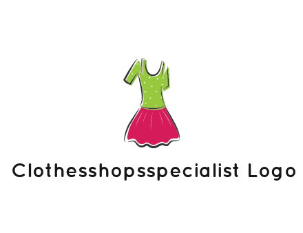 fashion apparel or dress logo