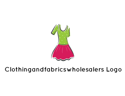 fashion apparel or dress logo