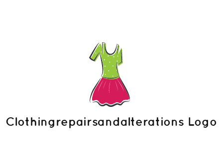 fashion apparel or dress logo