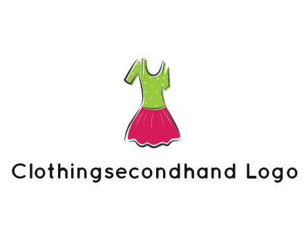 fashion apparel or dress logo