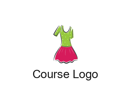 fashion apparel or dress logo
