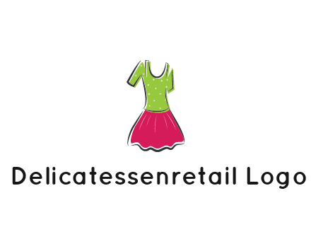 fashion apparel or dress logo