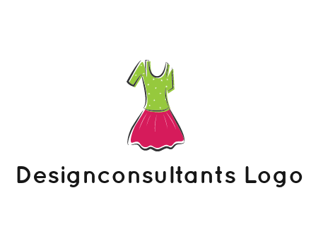 fashion apparel or dress logo