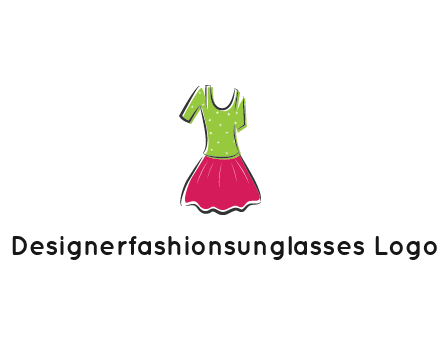 fashion apparel or dress logo