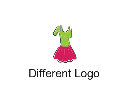 fashion apparel or dress logo