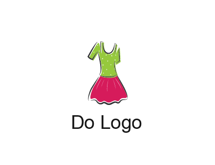 fashion apparel or dress logo