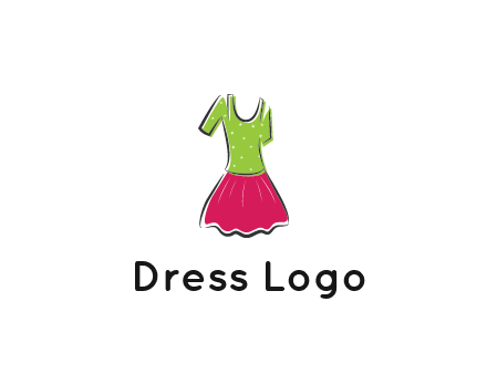 fashion apparel or dress logo