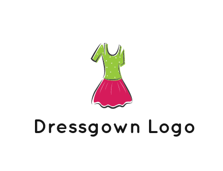 fashion apparel or dress logo