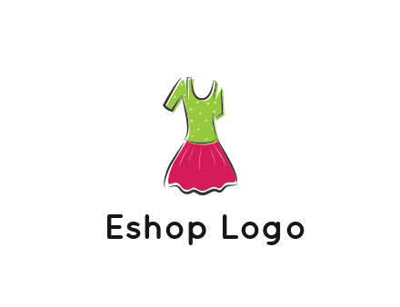 fashion apparel or dress logo