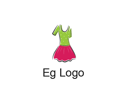 fashion apparel or dress logo