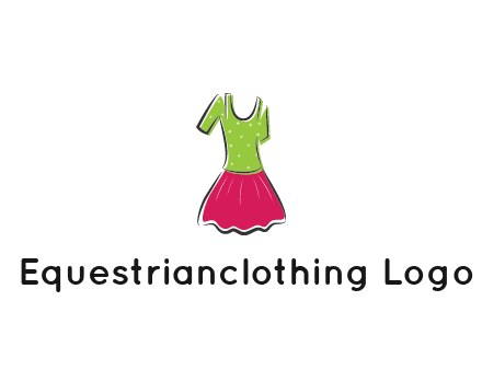 fashion apparel or dress logo