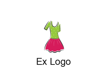 fashion apparel or dress logo