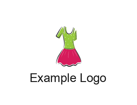 fashion apparel or dress logo